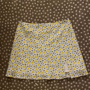 Princess Polly lemon skirt
